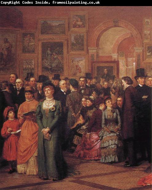 William Powell Frith The Private View of the Royal Academy